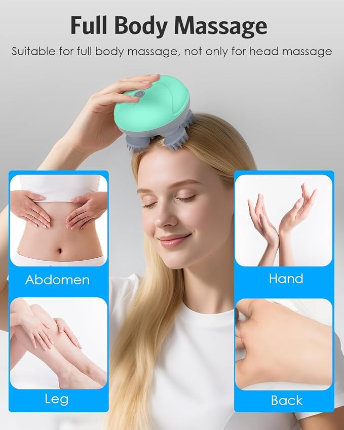 AMIR Electric Scalp Massager, Portable Head Massager - Image 5