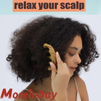 Wooden Massage Comb, Wooden Scalp Massager, Scalp Gua Sha - Image 8