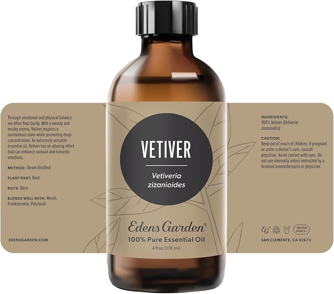 Edens Garden Vetiver Essential Oil- 100% Pure Premium Grade, Therapeutic - Image 9