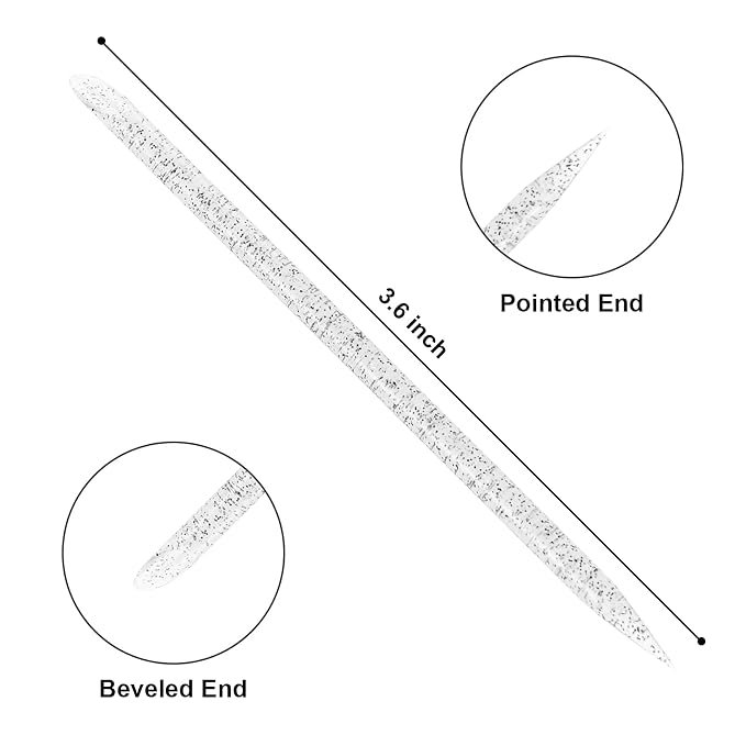 Vaincre 100 PCS Disposable Nail Stick Cuticle Pusher bulk, Double Sided - Image 2