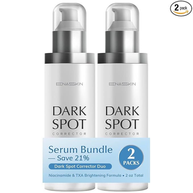 EnaSkin Dark Spot Remover Face & Body Serum: Age Spot Sun Spot Freckles Melasma by Enaskin
