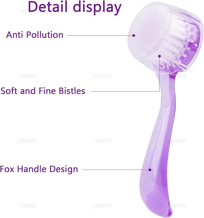 AUEAR, 4 Pack Face Brush for Cleansing and Facial Cleaning - Image 6