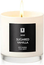 Lulu Candles | Sugared Vanilla | Luxury Scented Soy Jar Candle | Hand Poured in by LULUCANDLES