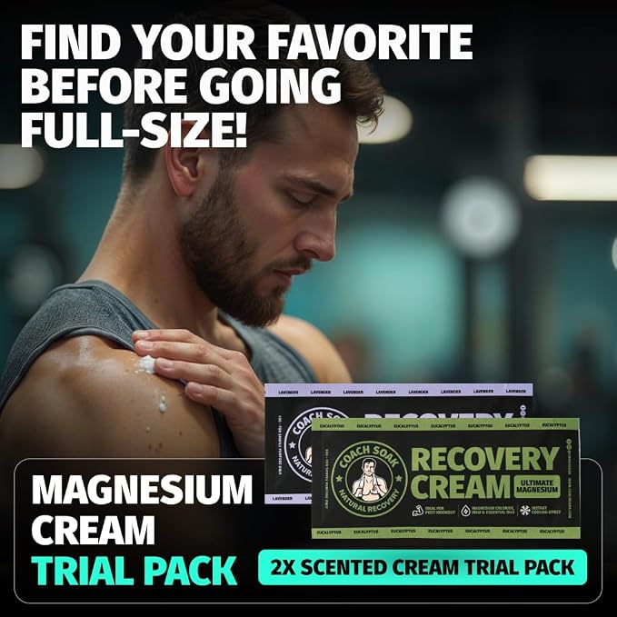 Coach Soak Magnesium Lotion Trial Absorbing Magnesium Chloride & MSM Cream - Image 2
