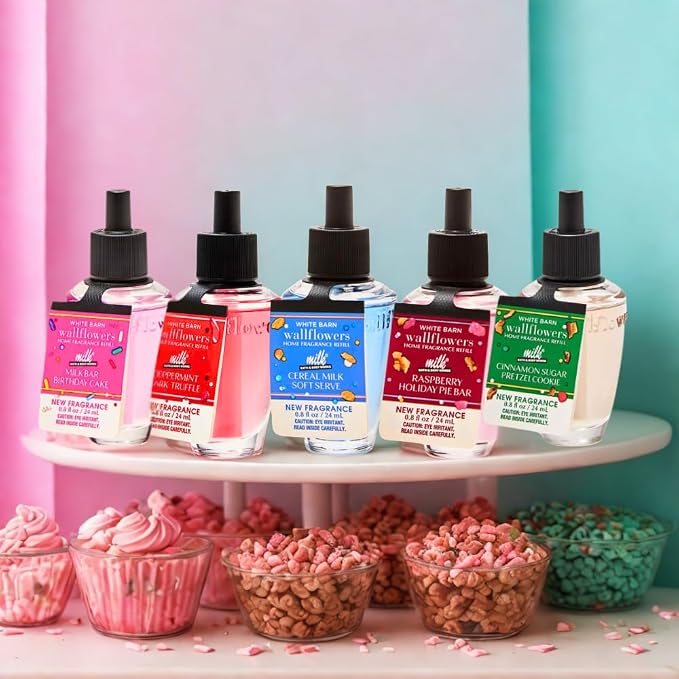 Bath & Body Works Wallflowers Refills MILK BAR Collection 2025 5pc Gift Set w/ - Image 4