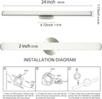 OOWOLF LED Bathroom Vanity Light 4Pack, 16W 24inch Bathroom Lights Fixture - Image 8