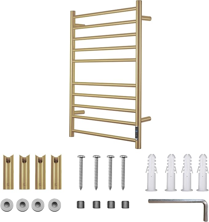Heated Towel Racks for Bathroom, Wall Mounted Electric Towel Warmer Racks - Image 7