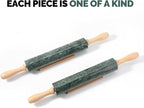 Koville Marble Rolling Pin, Non-Stick Stone Dough Roller, Rolling Pin - Image 5
