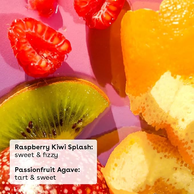eos 100% Natural Lip Balm, Raspberry Kiwi Splash & Passionfruit Agave, All-Day - Image 2