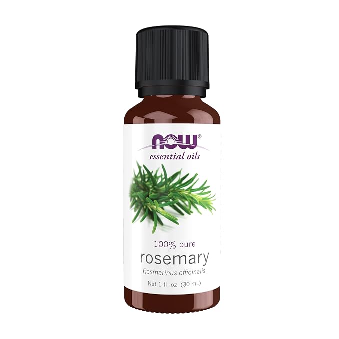 NOW Essential Oils, Rosemary Oil, Purifying Aromatherapy Scent, Steam Distilled by NOW