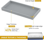 EG-SIPRO Bathroom Counter Tray, Rectangular, Shatterproof, Soap Dispenser Tray - Image 2