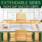 SereneLife Bath Caddy Breakfast Tray Combo - Image 4