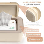 Chefhandy Baby Wipe Warmer & Wet Wipes Dispenser, 3-Mode Temperature Control - Image 2