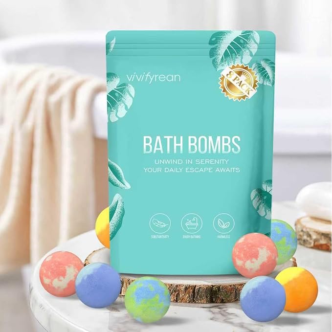 Bath Bombs, Bath Bombs for Women and Girls, Mothers day Birthday Gift, Relax - Image 6