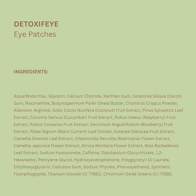 Pixi DetoxifEYE Depuffing Hydrogel Under-Eye Patches, Hyaluronic Acid & Caffeine - Image 9