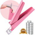 Light Pink Metal Premium Nail Clippers by GA%26EN