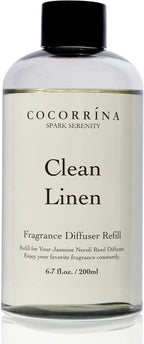 Cocorrína Clean Linen Scented Reed Diffuser Oil by COCORR%C3%8DNA