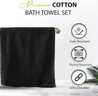 KAHAF COLLECTION 100% Cotton Bath Towels, 24x48 Pack of 6 Towels, Quick Dry - Image 3