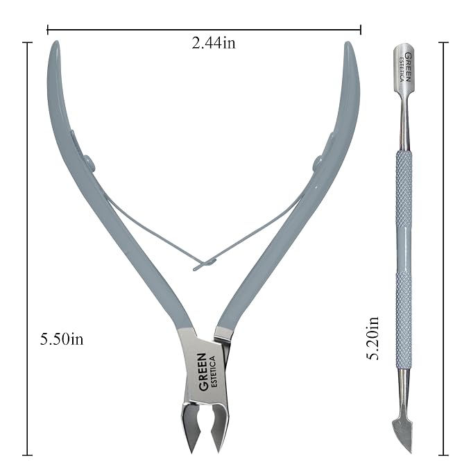 Professional Cuticle Trimmer Nail Cuticle Cutter Stainless Steel Cuticle Nippers - Image 2