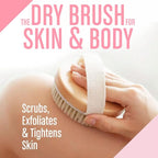 Dry Body Brush – Eco-Friendly Natural Bristles - Image 2