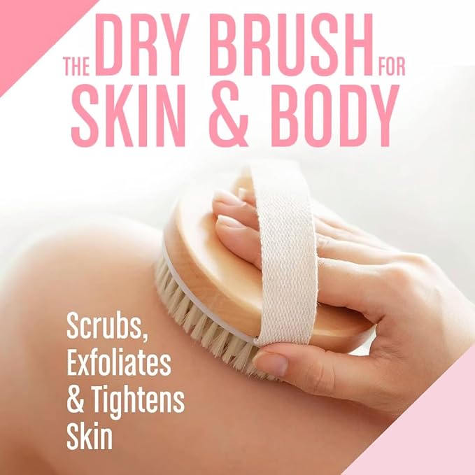 Dry Body Brush – Eco-Friendly Natural Bristles - Image 2