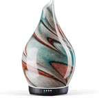 Porseme 280ml Essential Oil Diffuser Glass Color Changing Aroma Air Diffusers by Porseme