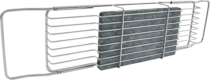 Stainless Steel Bathtub Tray, Expandable Marble Bath Tray - Image 6