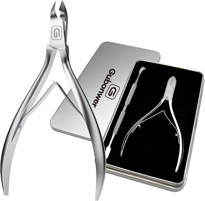 Cuticle Trimmer 3/4 Jaw Extremely Sharp Cuticle Nippers Scissors Stainless - Image 8