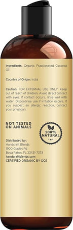 Handcraft Blends Organic Fractionated Coconut Oil | 100% Pure and Natural | - Image 3