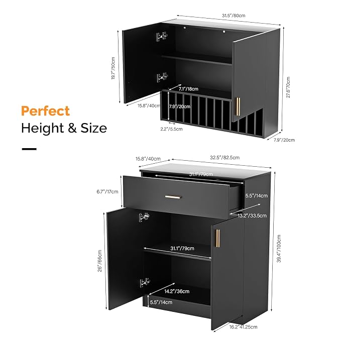 Salon Staion Hair Color Bar Organizers, Hair Color Rack, Barber Station Cabinet - Image 3