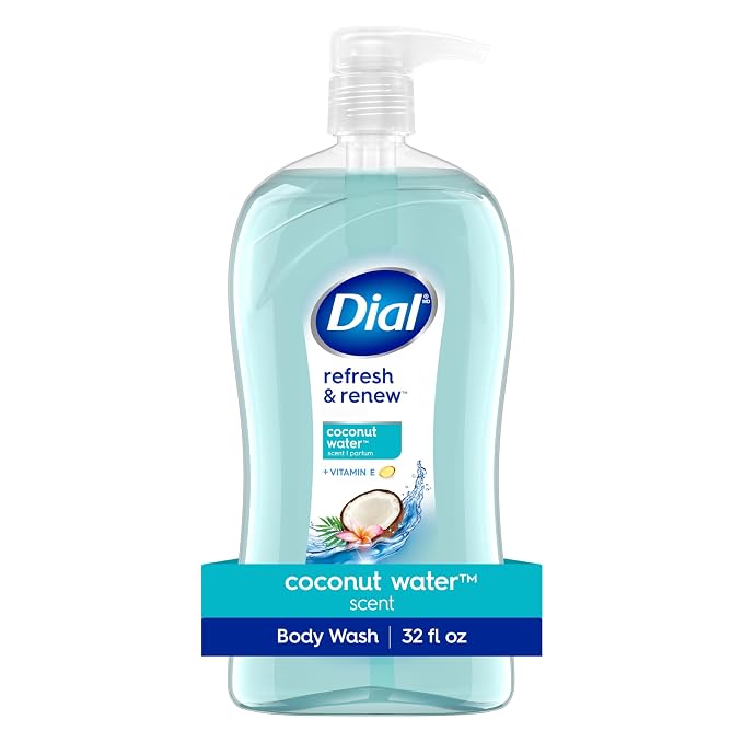 Dial Body Wash, Refresh & Renew Coconut Water, 32 fl oz by DialSoap