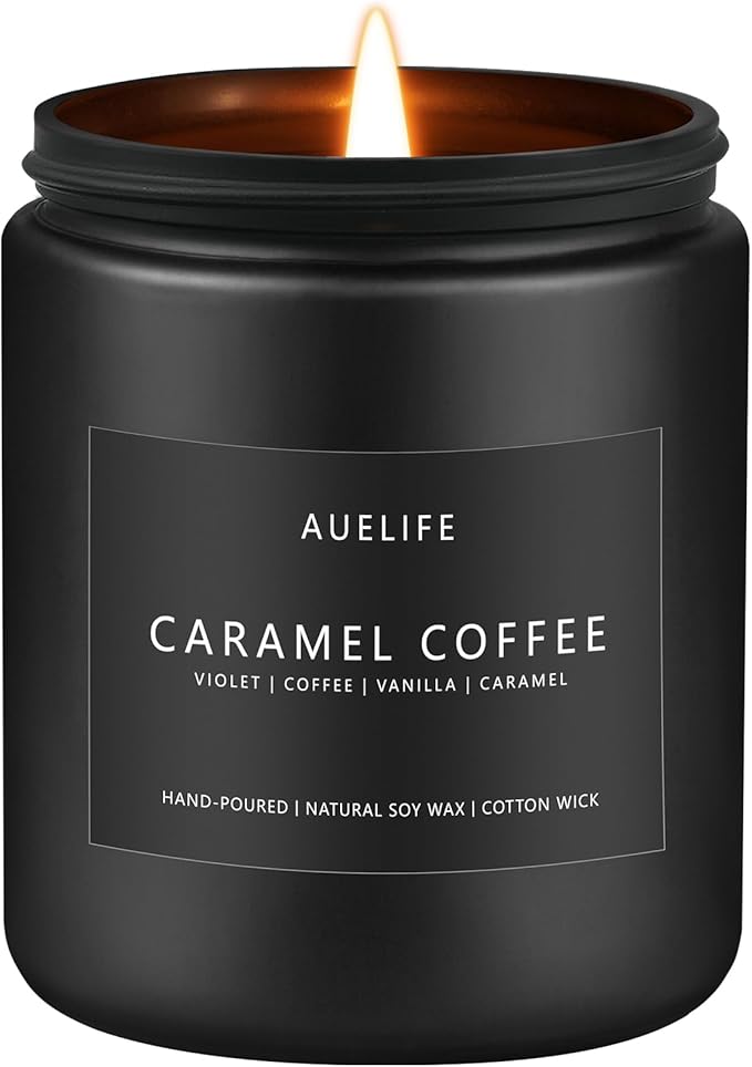 Caramel Coffee Candle | Men Scented Candles by Auelife