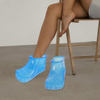 FRCOLOR Foot Soaking Shoes Portable Foot Spa Slippers - Image 8
