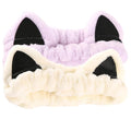 2 Pcs Cat Ears Headband, Cute Spa Headbands by Waliah