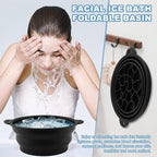 Face Bowl for Ice with Built-In Ice Tray, Collapsible Silicone Facial Ices Bath - Image 4