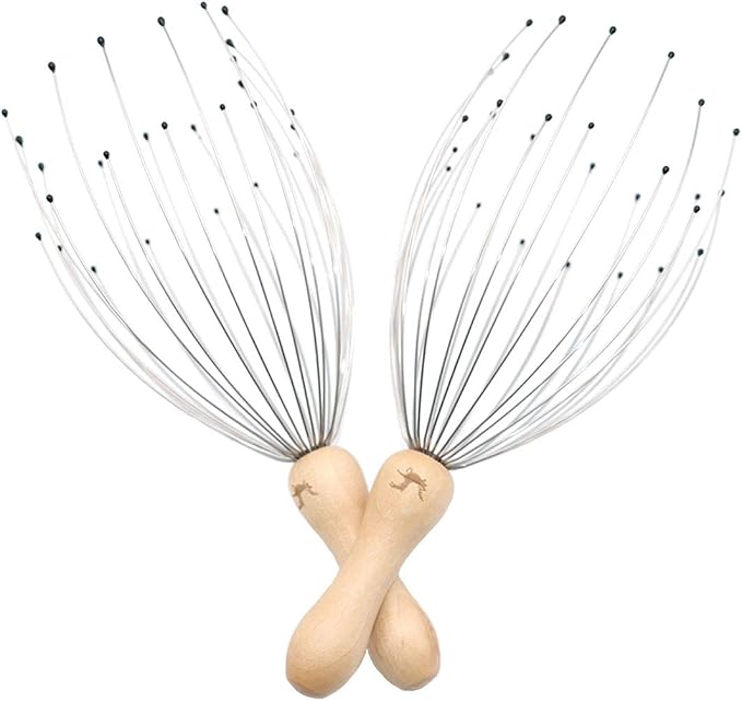 USAGA 28 Finger Head Scratcher, Head Massager, Scalp Massager, Stocking - Image 7