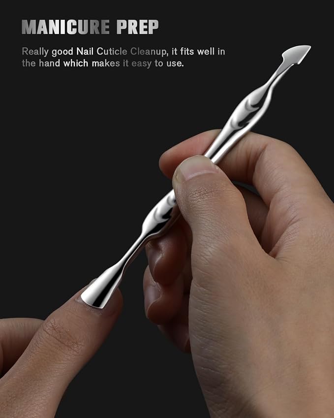 FERYES Elegant Dual-Purpose Cuticle Pusher & Gel Nail Polish Remover - Image 3