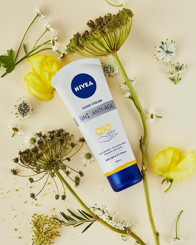 NIVEA Rejuvenating Hand Cream Anti-Age Care Q10 100 ml - Image 4