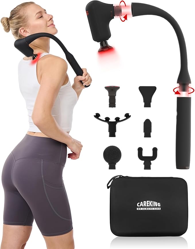 Upgraded 2-in-1 Massage Gun by CAREKING