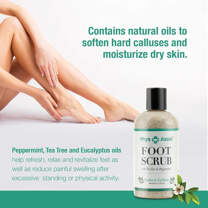 PhysAssist Foot Scrub 8 oz. - Image 2