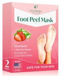 PLANTIFIQUE Foot Peeling Mask 2 Pack | Dermatologically Tested Repairs Heels & by Plantifique