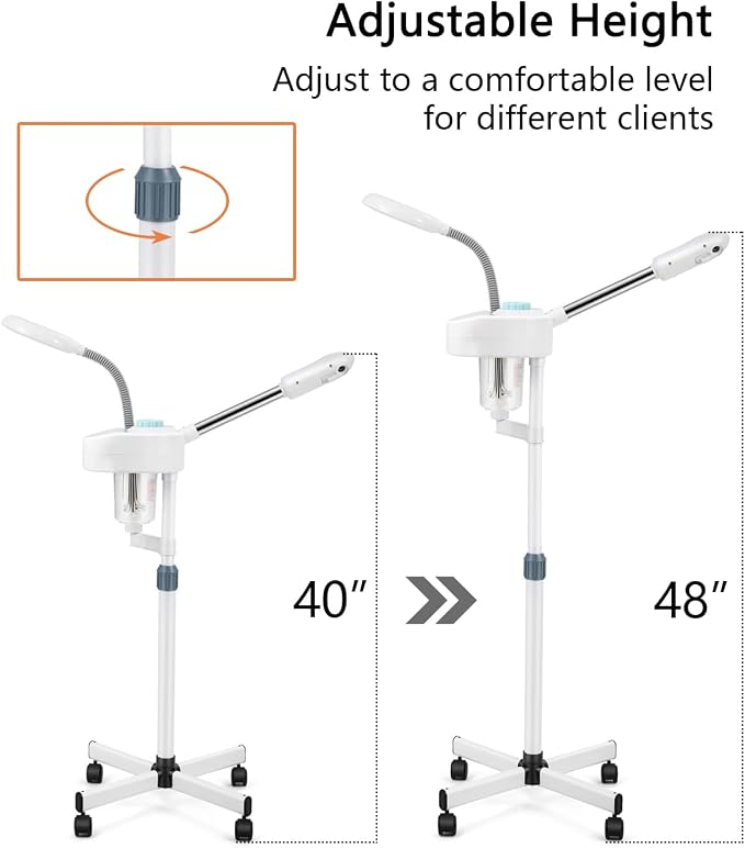 Artist hand Facial Steamer Professional 2 in 1 Hot Face Steamer - Image 4