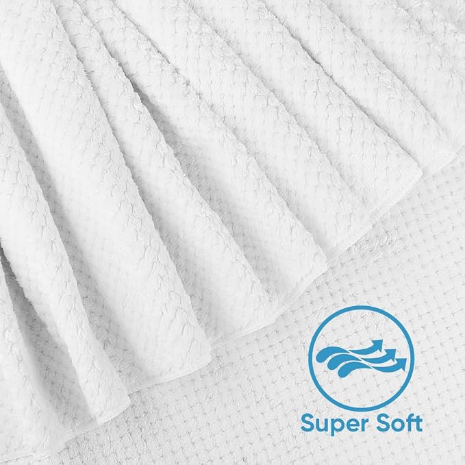 HOMEXCEL Bath Towel Set Pack of 4, 30 x 60 Inches Large Microfiber Bath Towels - Image 2