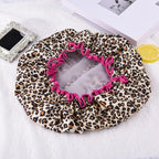 Vintage Leopard Print Shower Cap - Image 7
