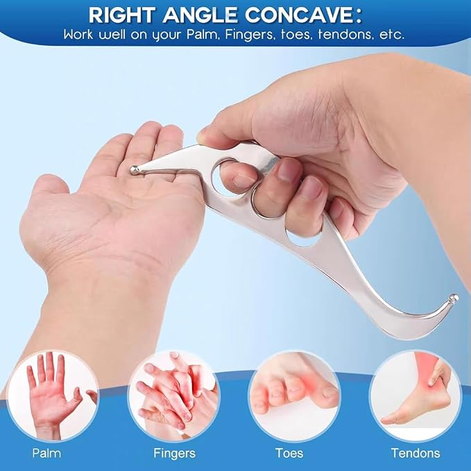 Stainless Steel Gua Sha Muscle Scraper Tool, Physical Tools, Guasha Massage - Image 5
