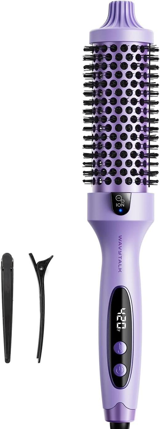Wavytalk Thermal Brush, Blowout Boost 1.5 inch Heated Round Brush by wavytalk-HairTalks