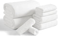 8 Piece Bath Towel Set White|2 Oversized Large Bath Sheet, 2 Hand Towels by JessyHome