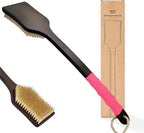 Back Scrubber Shower Brush, Dry Brushing Body Brush by EnamelEVO