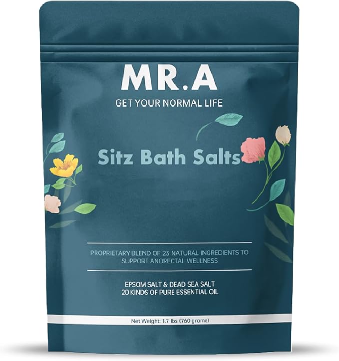 1.7 lbs Sitz Bath for Hemorrhoids, Premium Grade 23 Ingredients, Advanced by MR.A