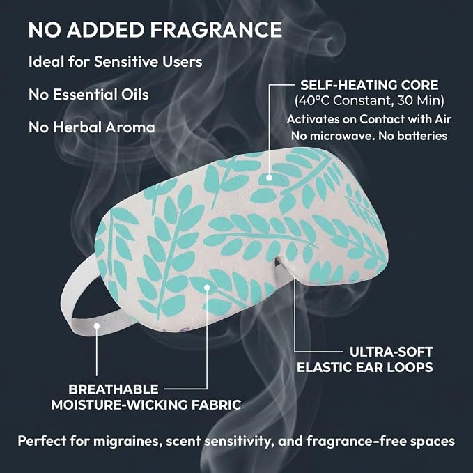 Steam Eye Mask - 16 Pack Self-Heating Warm Compress - Image 3